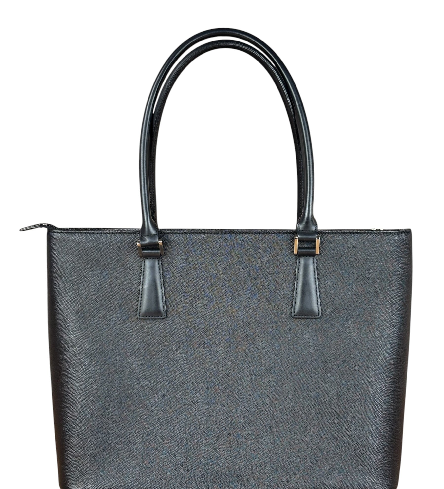 Burberry Black Saffiano Leather Tote Bag