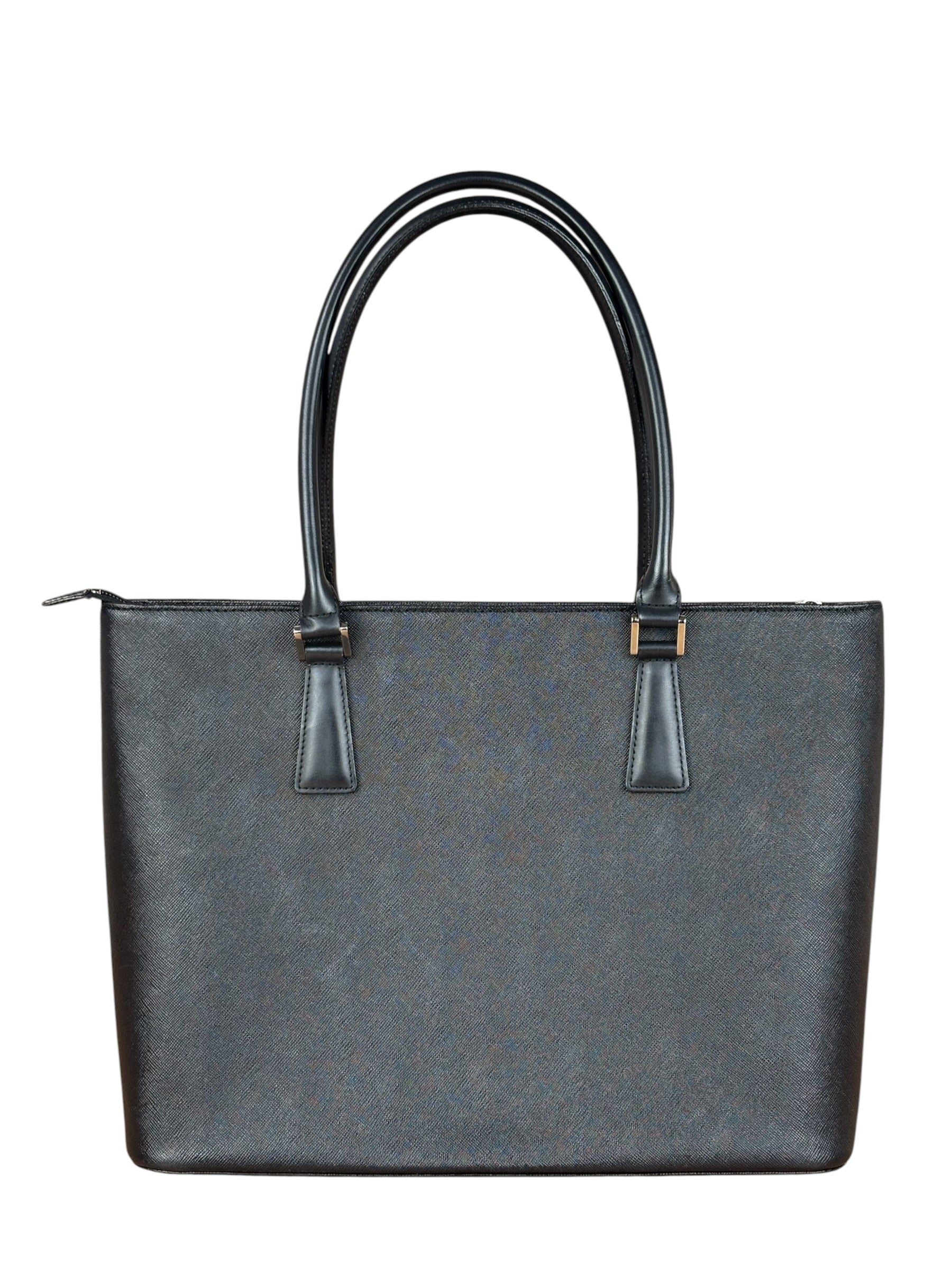 Burberry Black Saffiano Leather Tote Bag