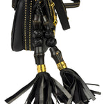Gucci Black Leather Snaffle Bit Shoulder Bag
