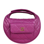Chanel Caviar Polly Pocket Mini Hobo Bag 2023