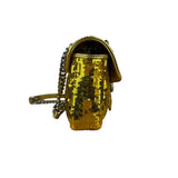 Gucci GG Marmont Gold Sequin Chain Shoulder Bag