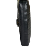 Chanel Black Chocolate Bar East West Flap Bag 2002