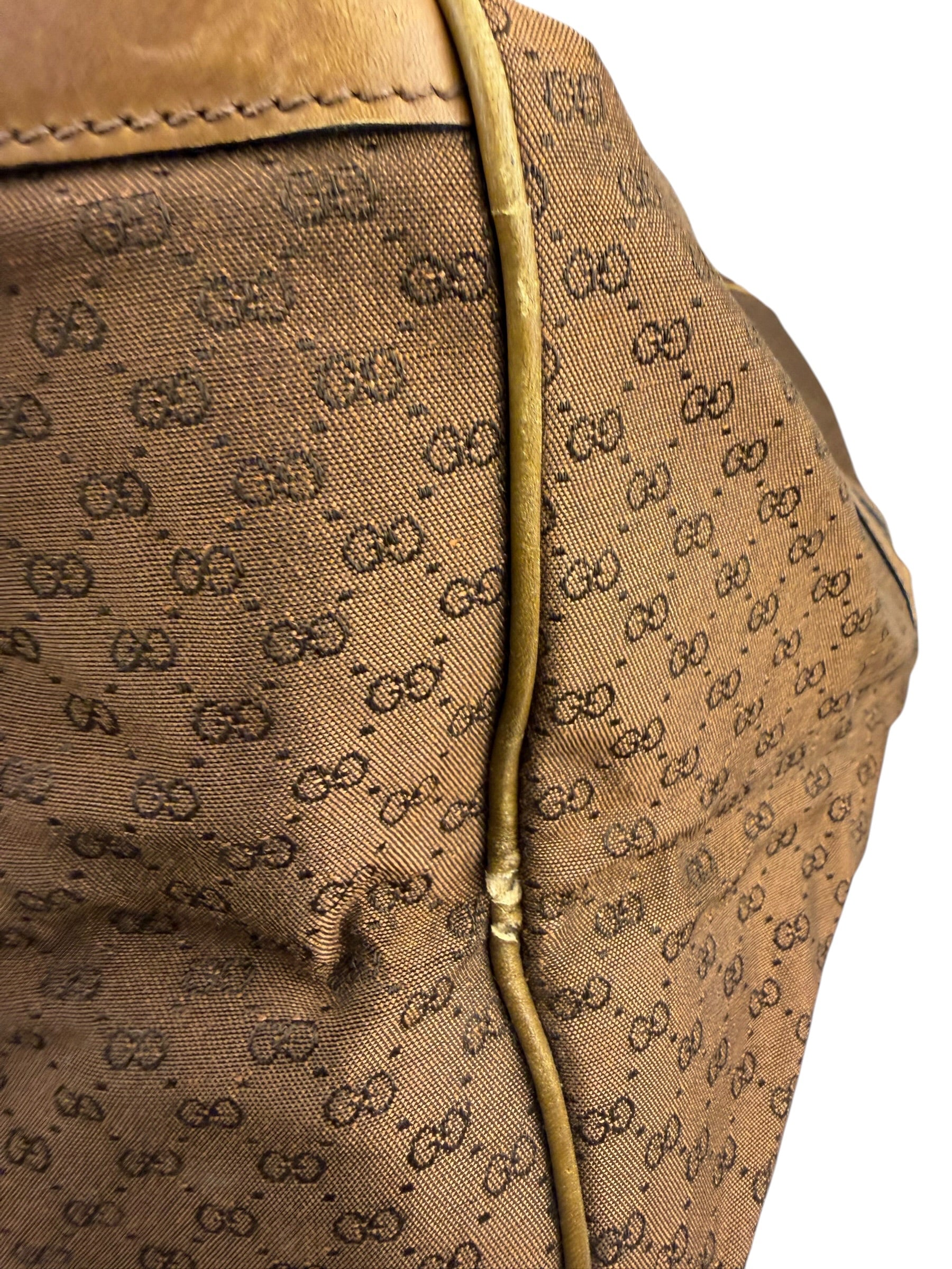 Gucci Vintage Micro GG Travel Bag