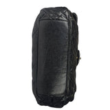 Chanel Black Caviar Quilted Coco Pleats Flap Two-Way Bag 2012