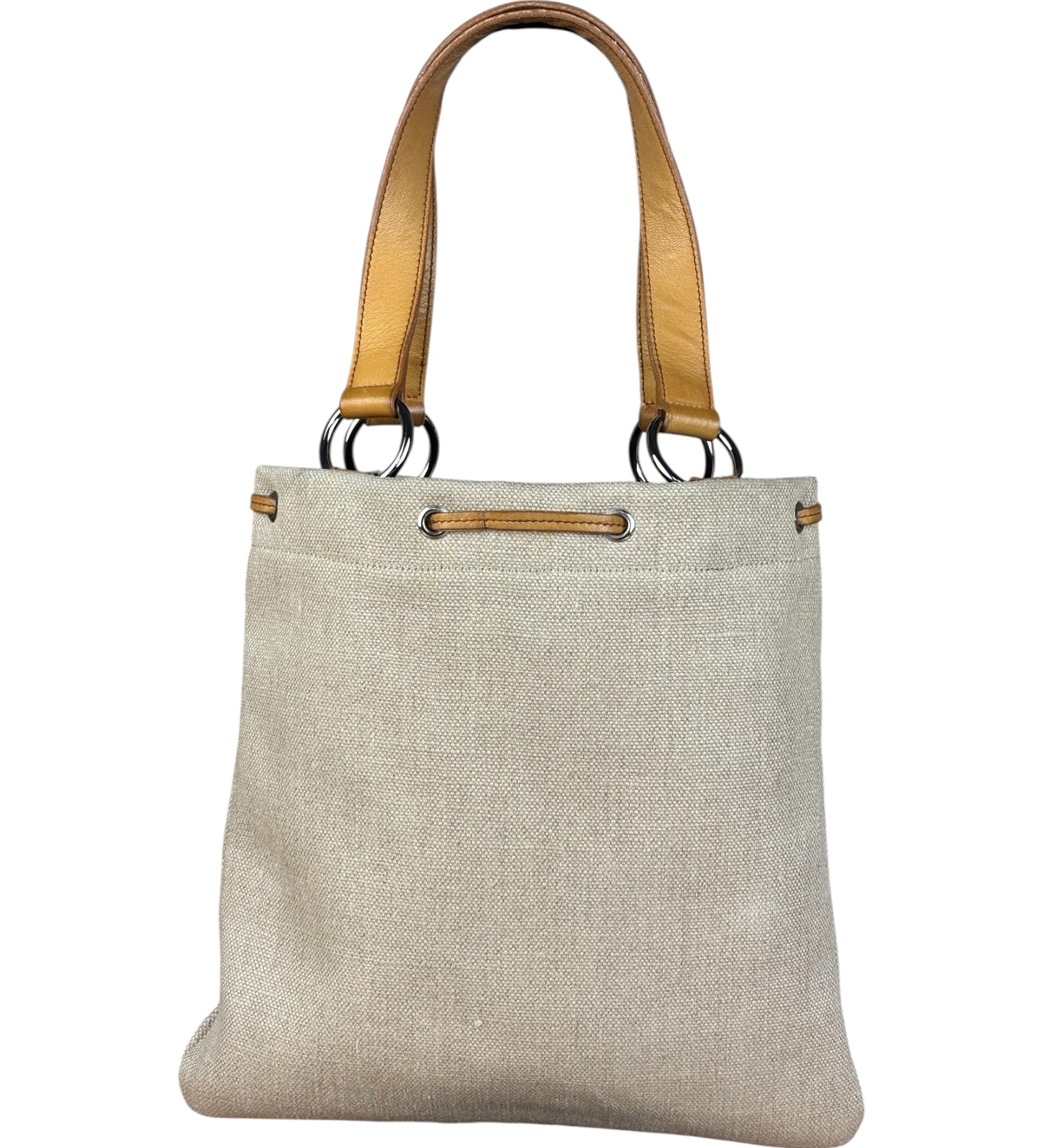 YSL Canvas Kahala Heart Tote