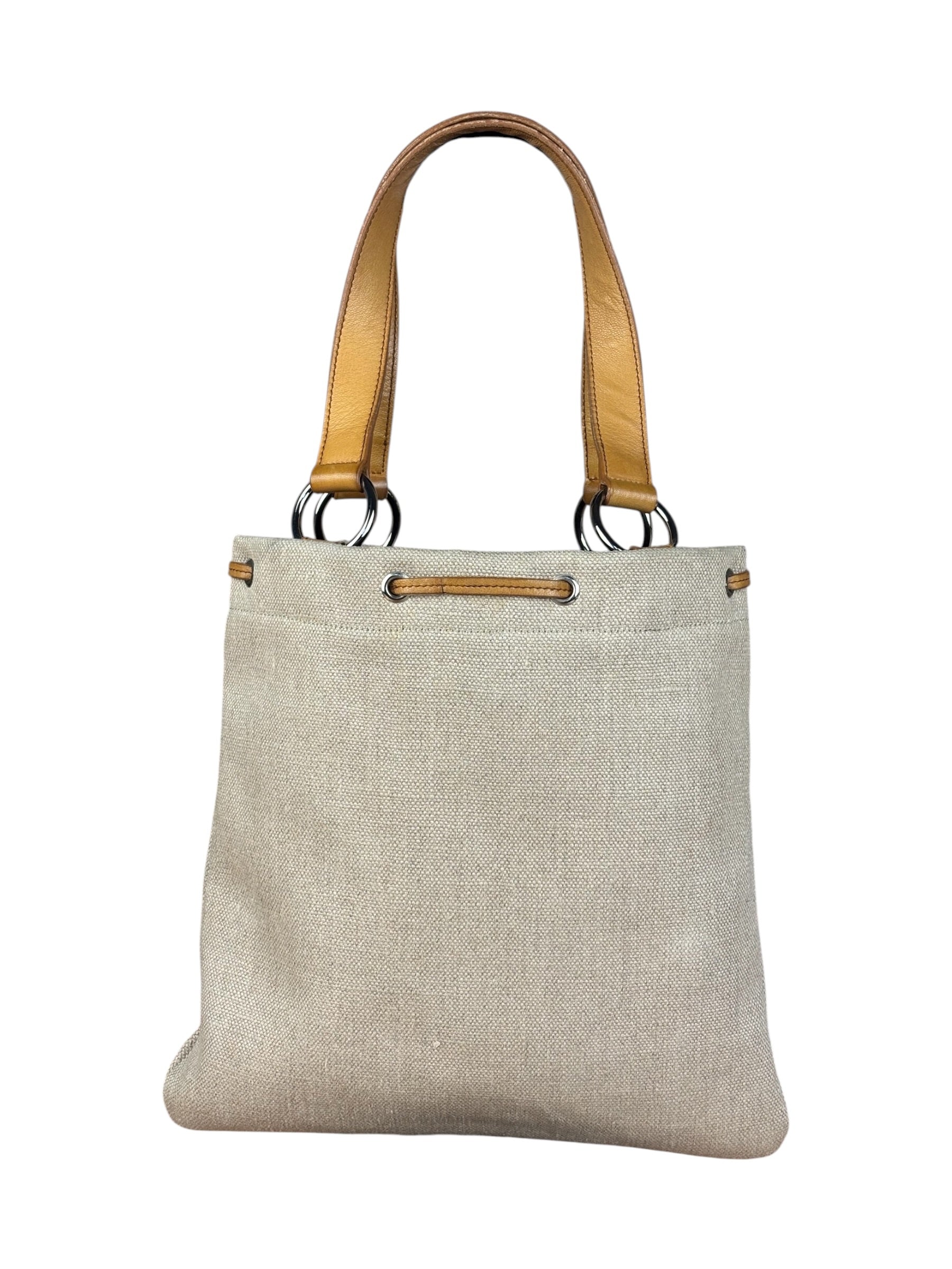YSL Canvas Kahala Heart Tote
