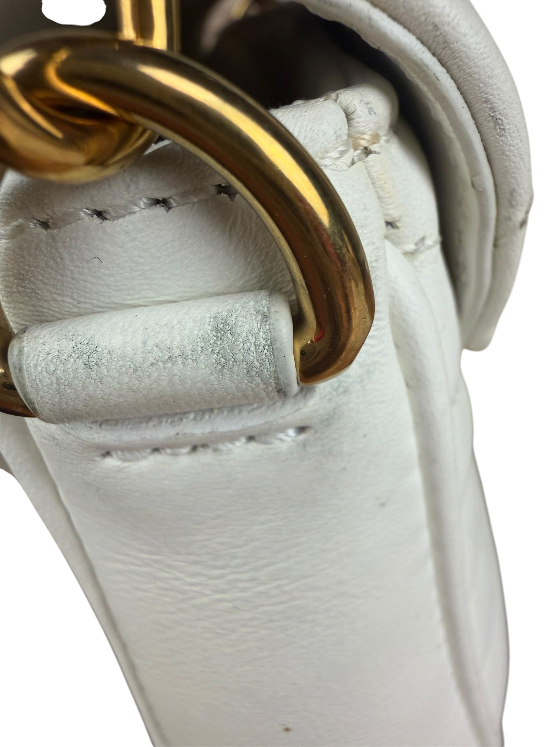 Louis Vuitton White Leather New Wave Multi Crossbody Pochette