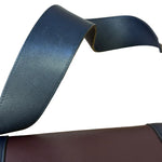 Celine Navy Blue/Burgundy Medium Frame Shoulder Bag