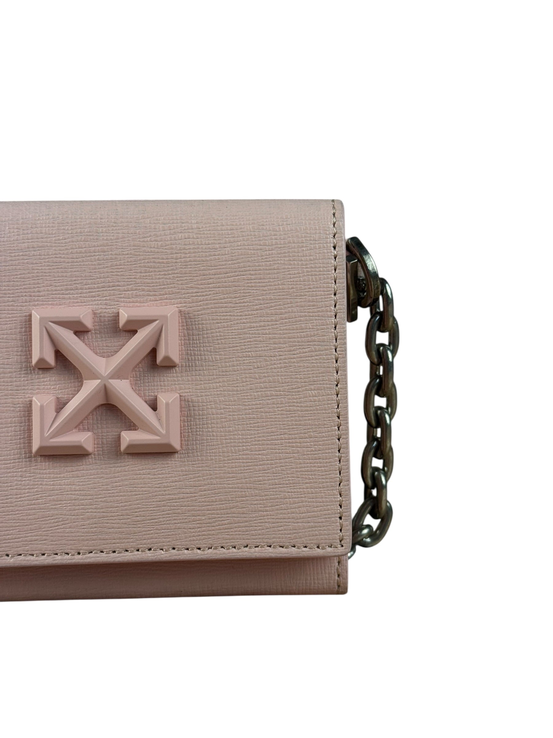 Off White Pink Jitney 0.5 Crossbody Bag