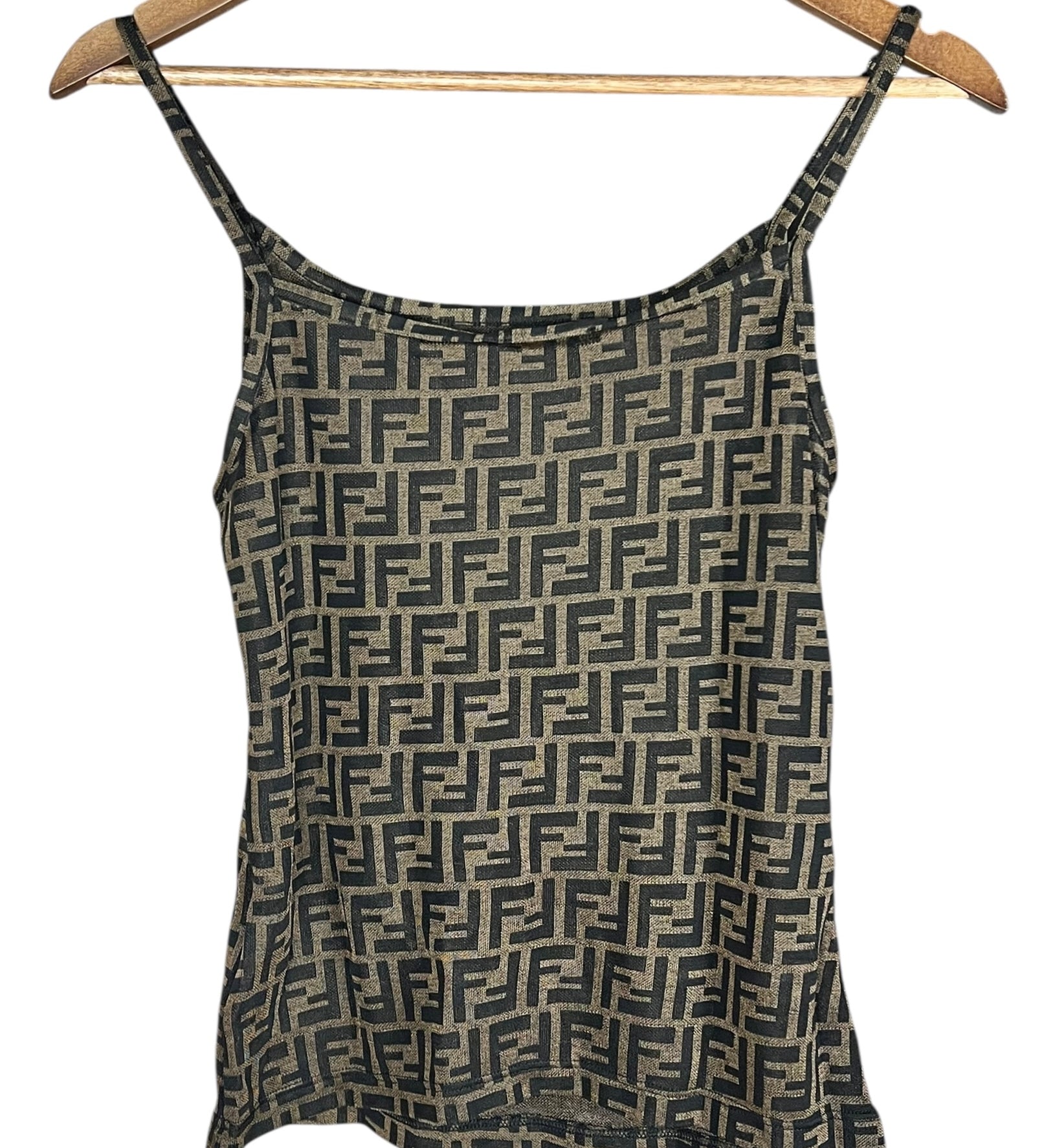 Fendi FF Zucca Sleeveless Top
