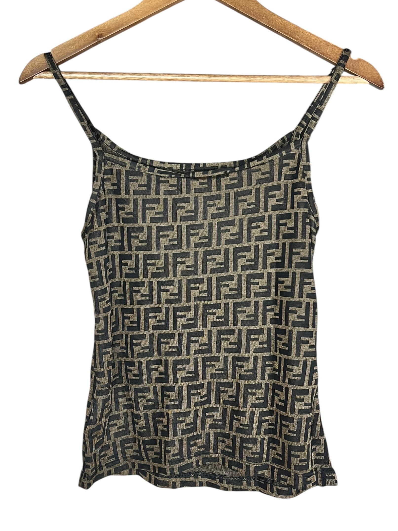 Fendi FF Zucca Sleeveless Top