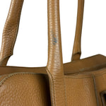 Loewe Brown Leather Senda Top Handle Bag