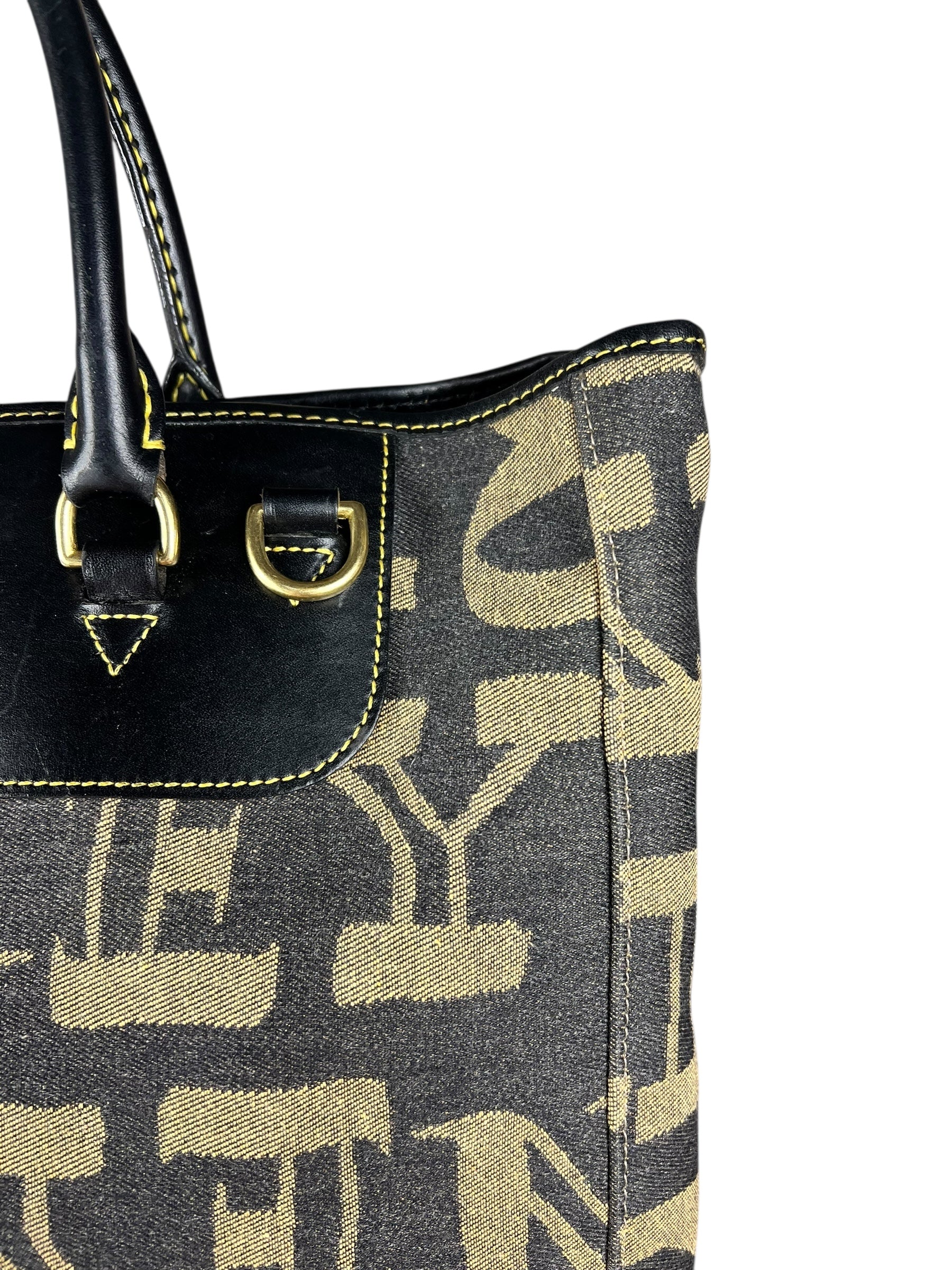 Dooney & Burke Vintage Canvas Logo Tote