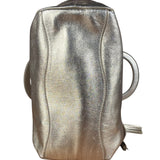 Prada Vintage Metallic Gold Leather Satchel Handbag