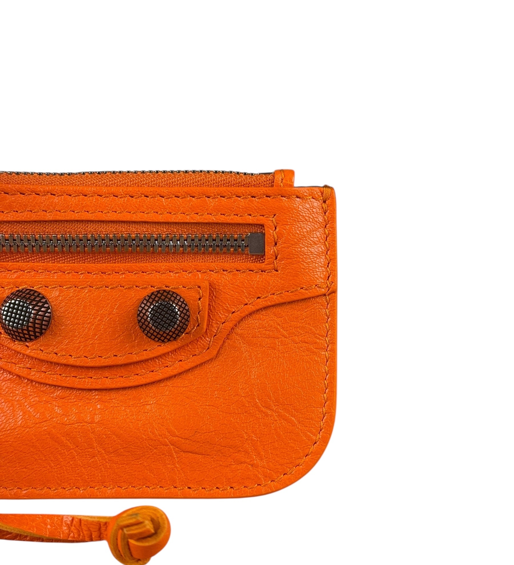 Balenciaga Le Cagole Zip Pouch Orange