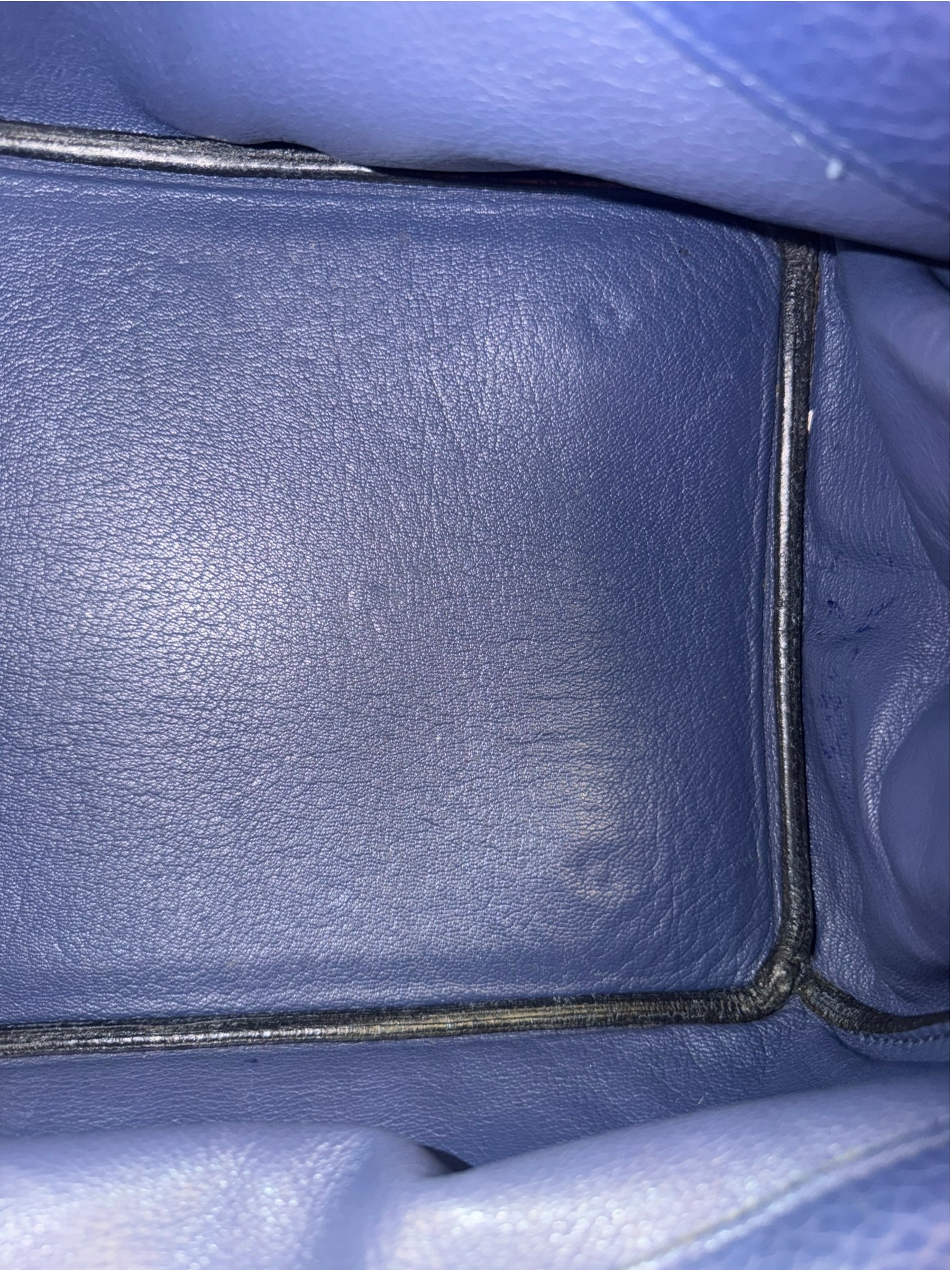 Hermes Blue Clemence Leather JPG Birkin 42 Palladium 2006