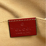 Gucci Black Matalassè Leather Marmont Belt Bag