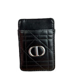 Christian Dior CD Quilted Compact Mirror w/ Holder