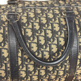 Christian Dior Vintage Navy Blue Trotter Boston Bag
