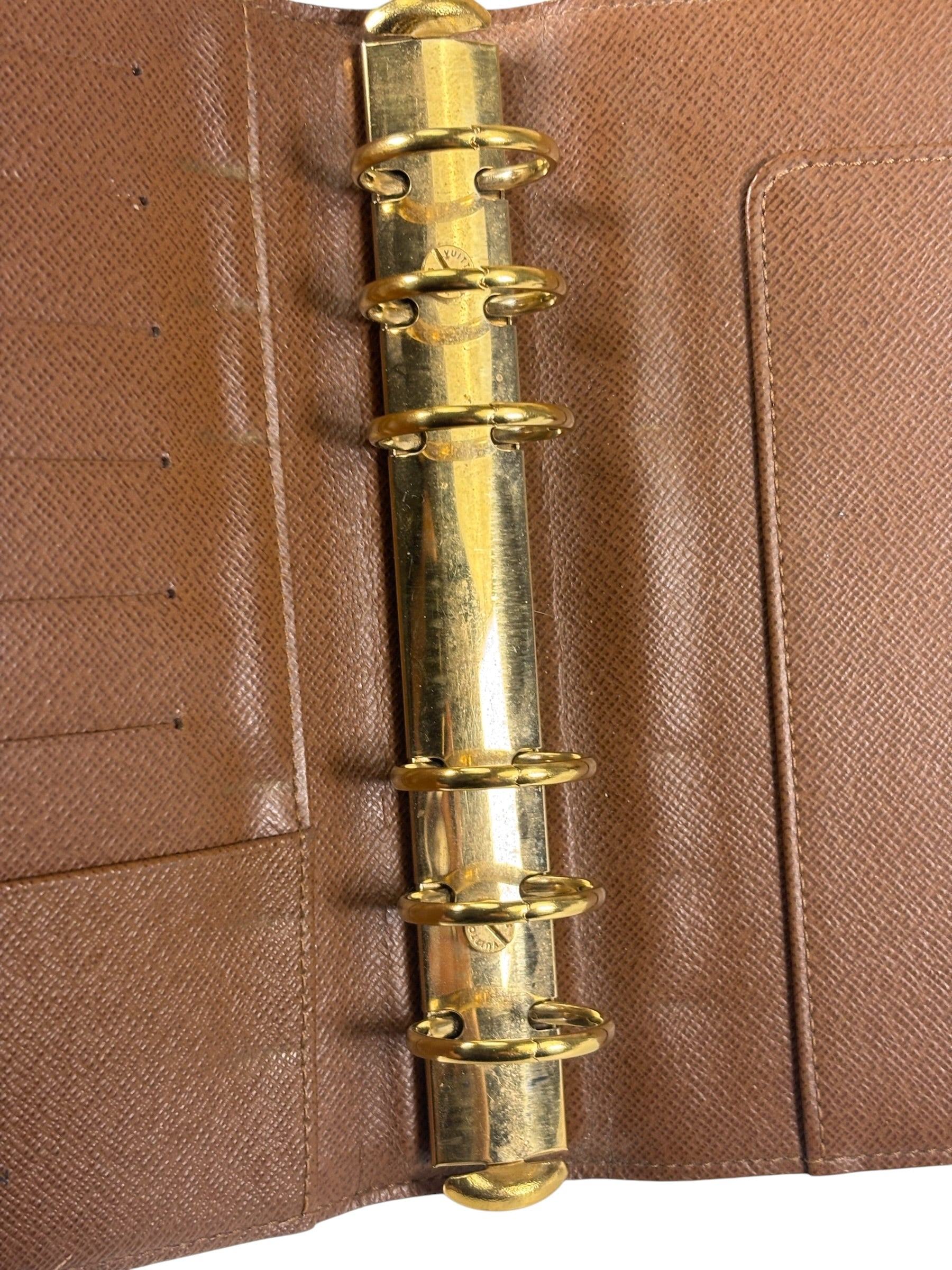 Louis Vuitton Monogram Medium Ring Agenda Cover