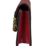 Gucci Red Leather Dionysus Super Mini Chain Crossbody Bag