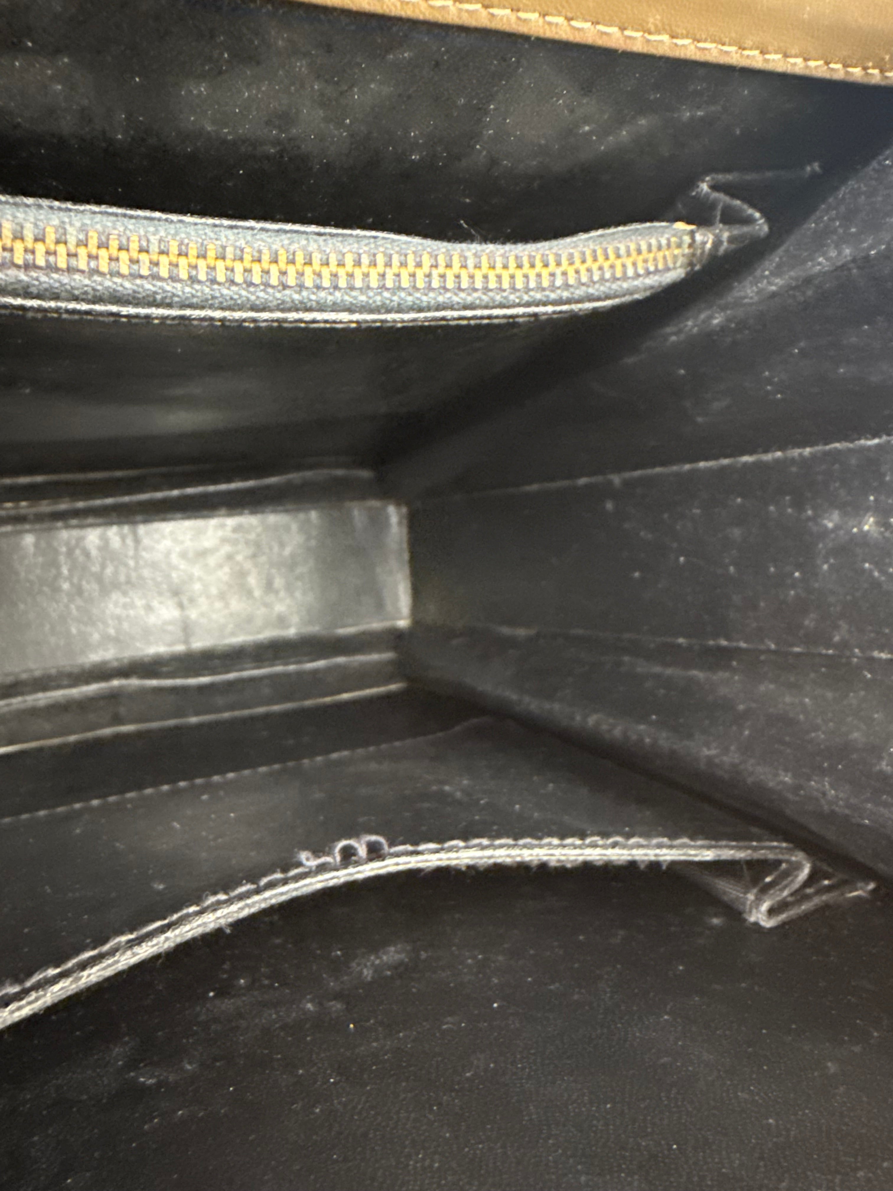 Vintage Snakeskin Top Handle Bag