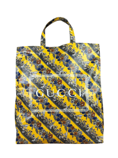 Gucci Colorblock Medium Floral Logo Tote