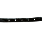 Celine Vintage Black Leather Horse Carriage Rectangular Plate Buckle Belt