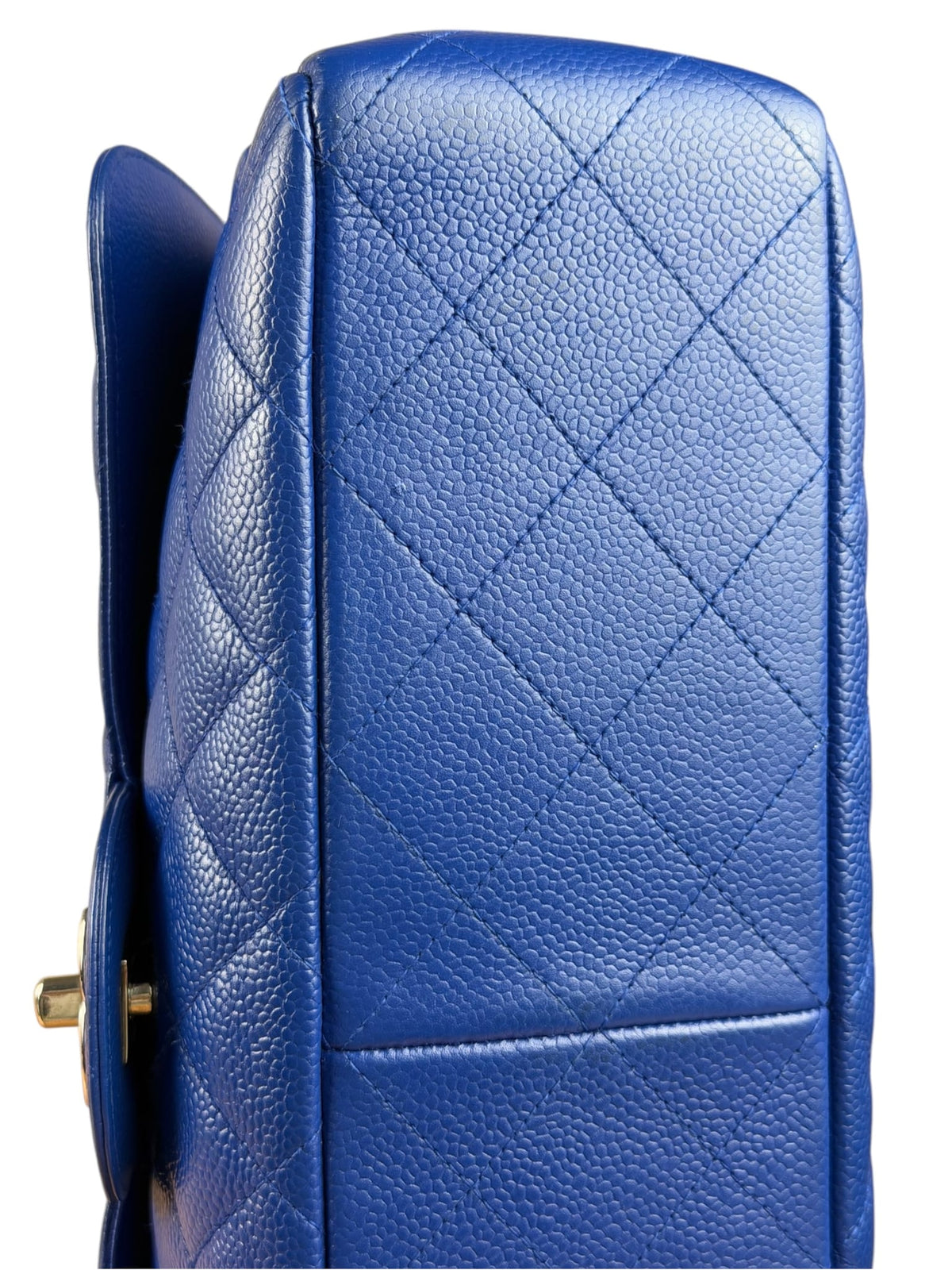 Chanel Royal Blue Caviar M Flap 2009