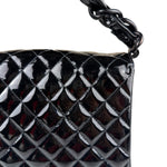 Chanel Vintage Black Leather In The Business Flap Handbag 1996