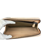Bottega Veneta Pink Intreccio Snake Leather Long Wallet