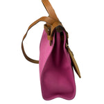 Hermes Pink/Brown Leather Trim Herbag Zip 31 Two-Way Bag