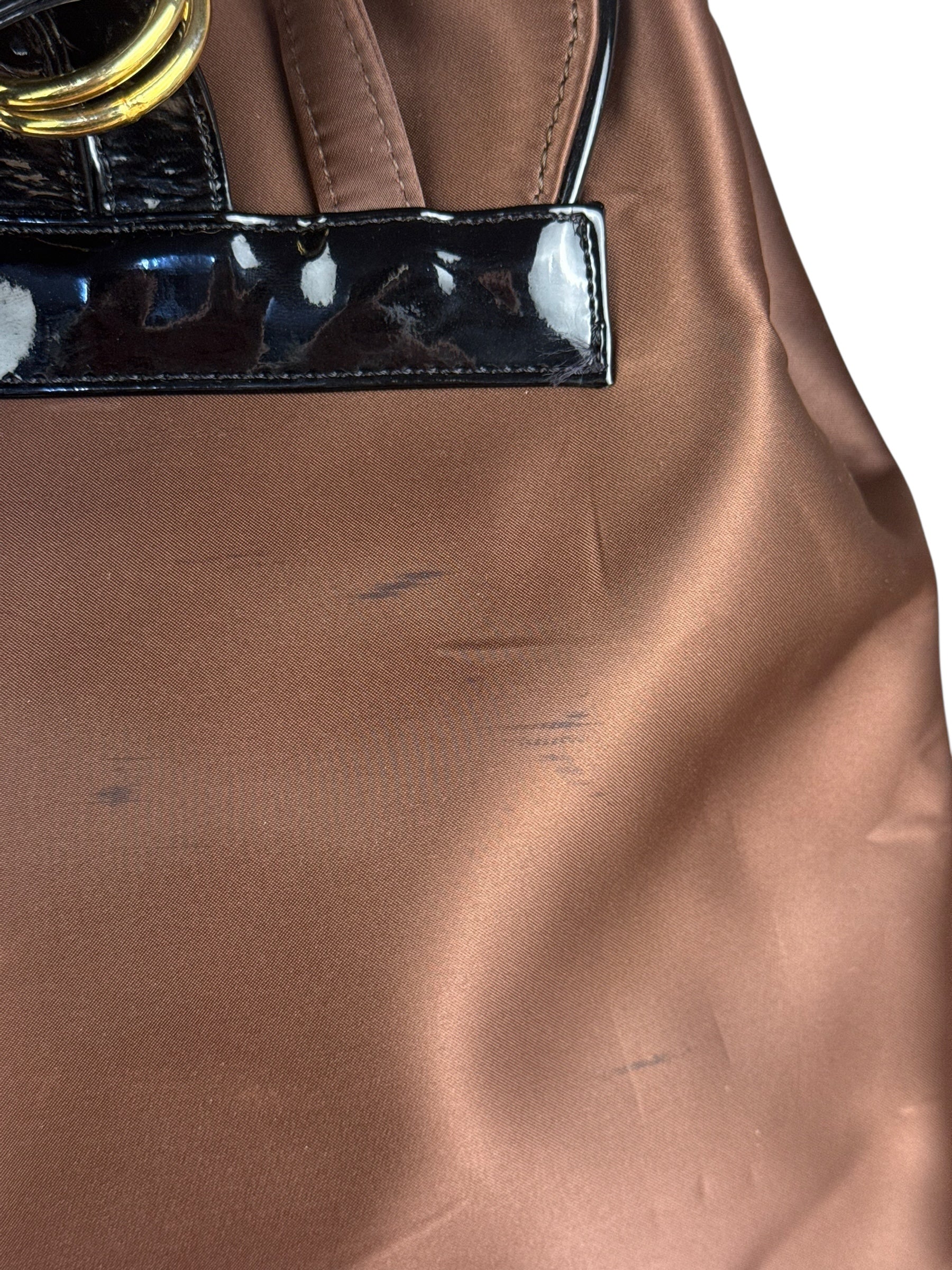 Balenciaga Vintage Brown Nylon Mini Backpack