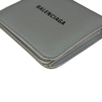 Balenciaga Grey Leather Compact Cardholder