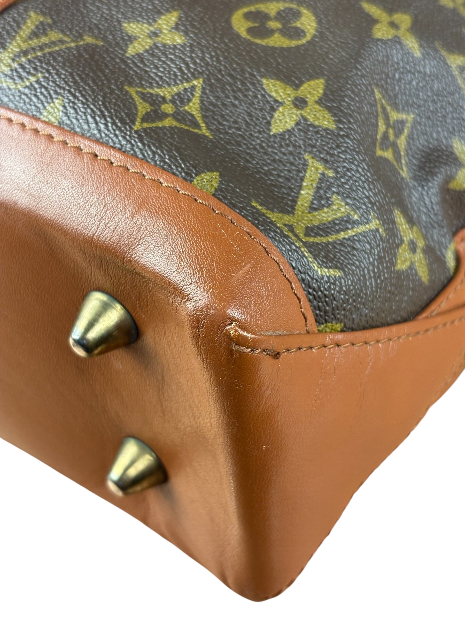 Louis Vuitton Vintage Monogram Sac Weekend Tote Bag MM