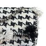 Chanel Tweed Woven Medium Classic Double Flap Bag 2014