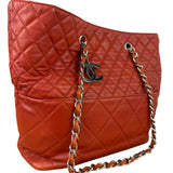 Chanel Quilted Lambskin In The Business North/South Tote 2010