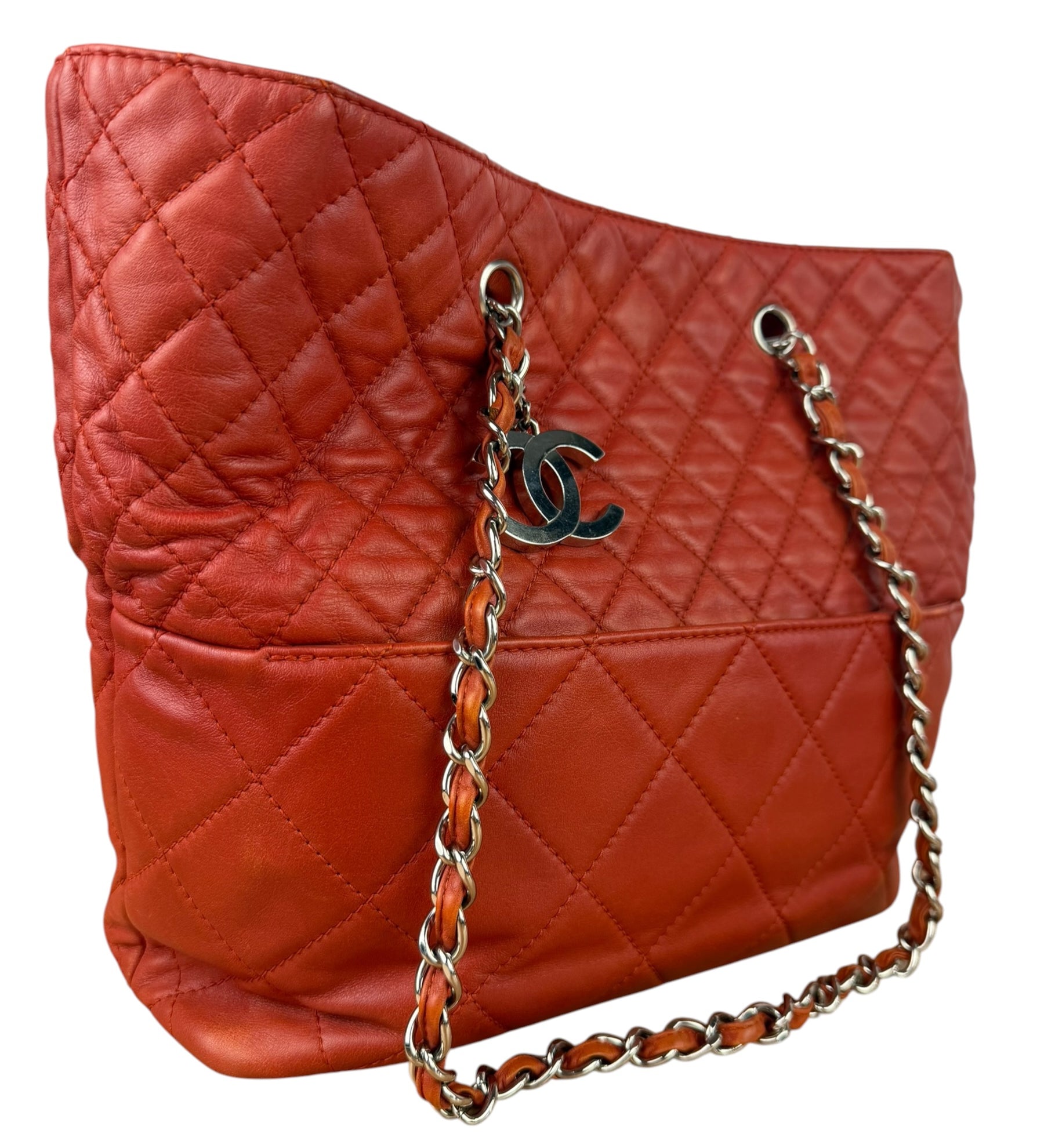 Chanel Quilted Lambskin In The Business North/South Tote 2010