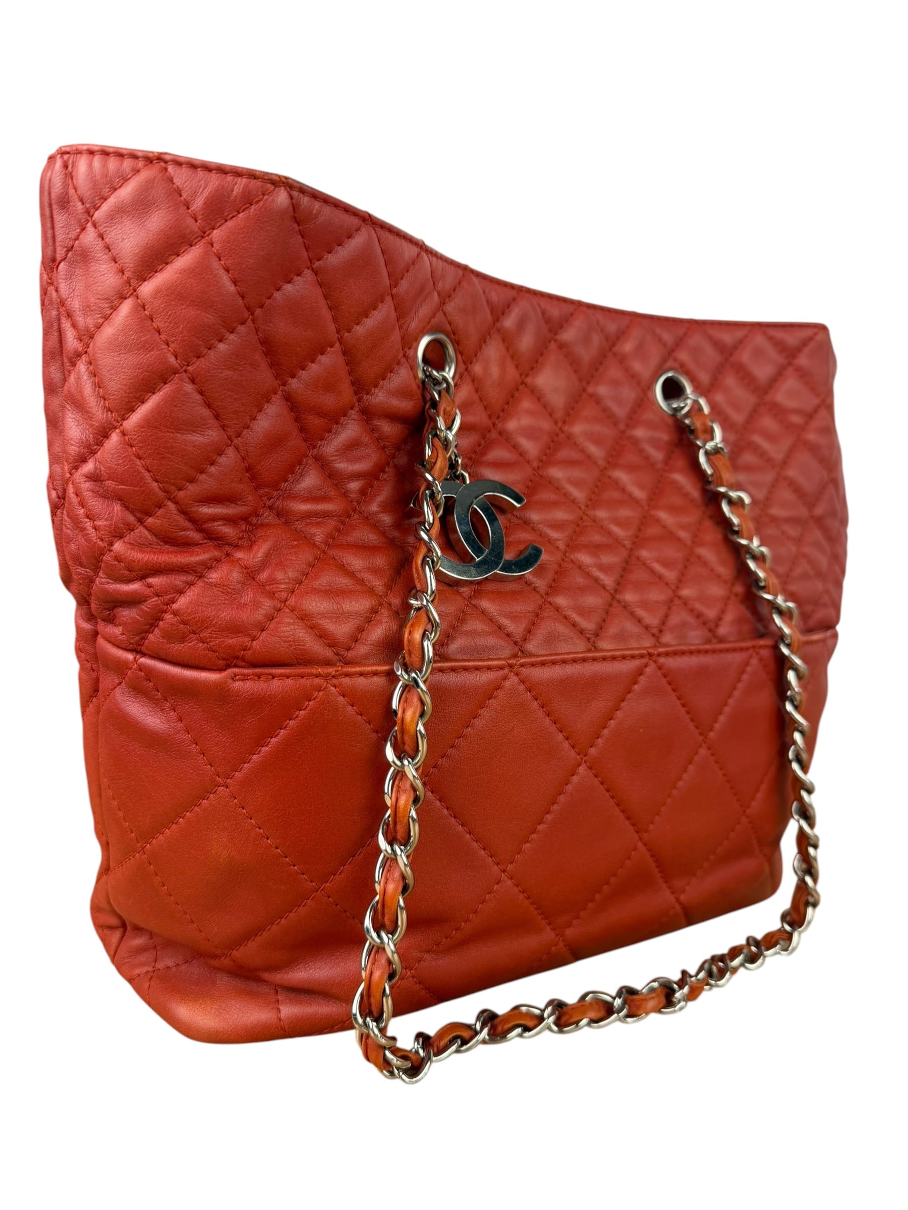 Chanel Quilted Lambskin In The Business North/South Tote 2010