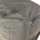 Fendi Black Zucca Canvas Monogram Mia Flap Shoulder Bag