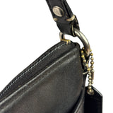 Coach Black Leather Soho Pleated Crossbody Bag
