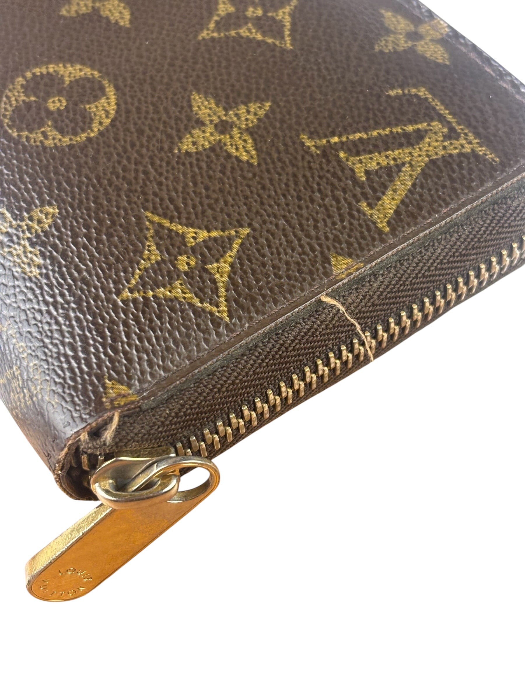 Louis Vuitton Monogram Zip-Around Long Wallet