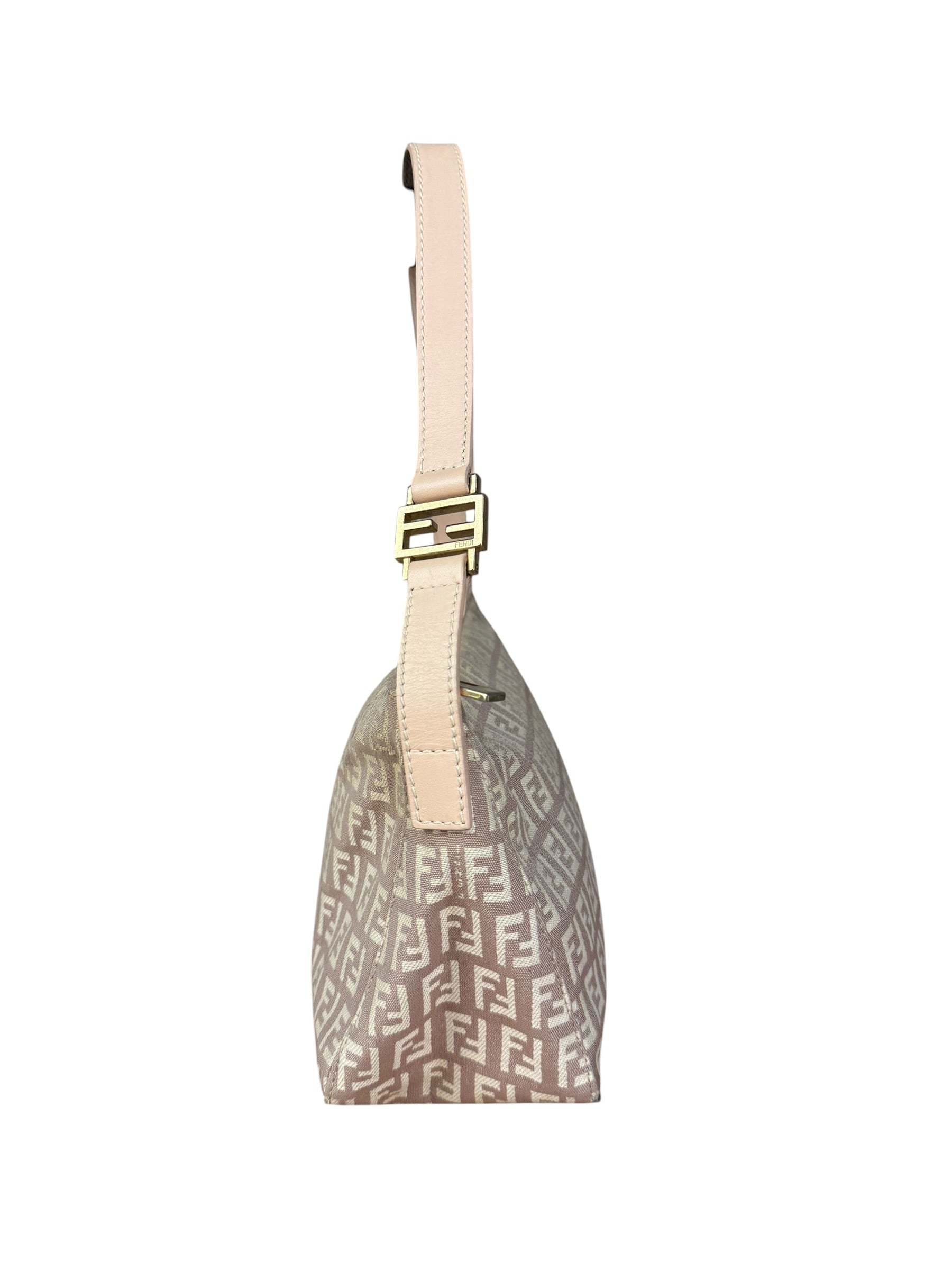 Fendi Vintage FF Beige Pochette