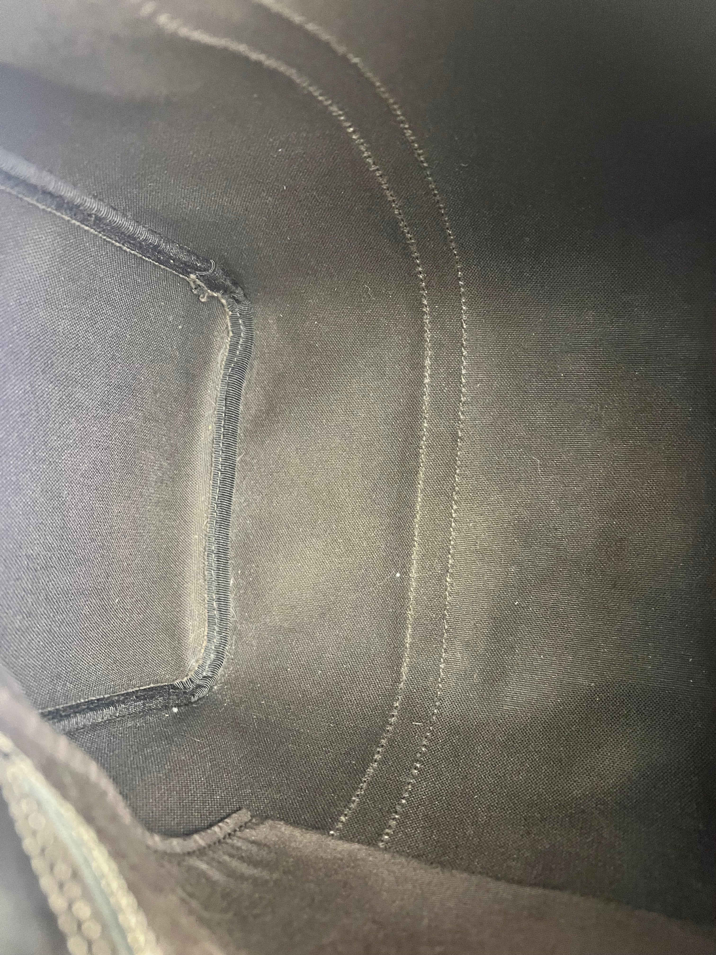 Gucci GG Supreme Coated Boston Bag Dark Brown