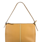 Burberry Vintage Beige Leather Shoulder Bag