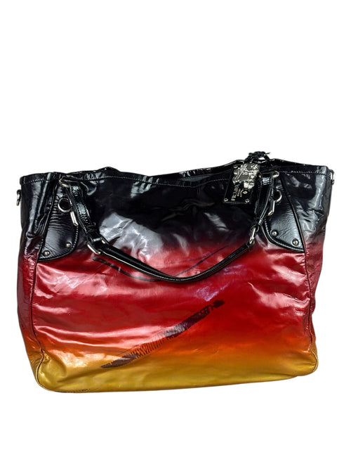 Prada Colorblock Patent Leather Vernice Sfumato Ombrè Handbag