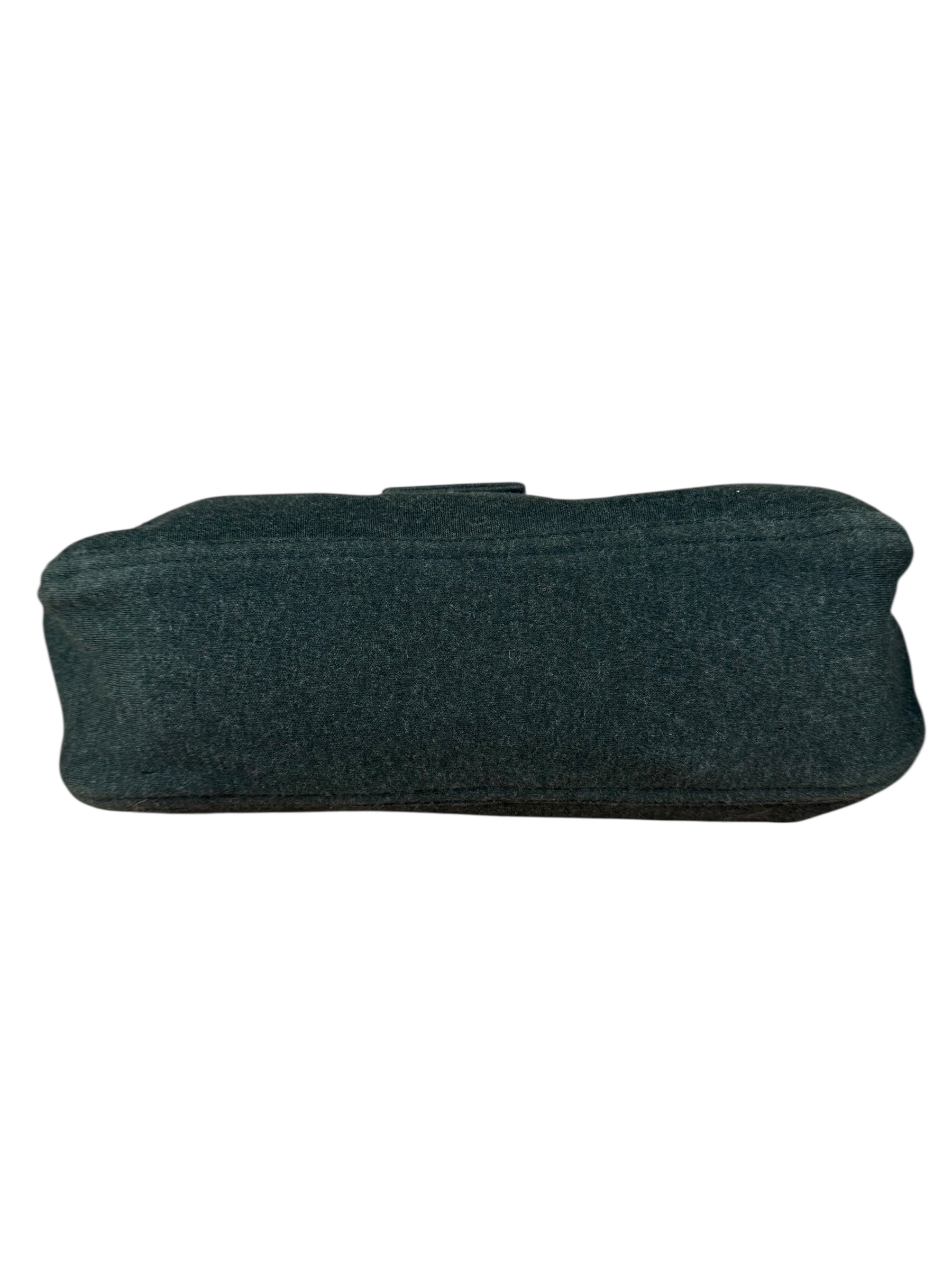 Fendi Green Jersey Cotton Baguette