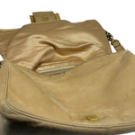 Fendi Beige Leather Mamma Baguette