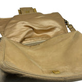 Fendi Beige Leather Mamma Baguette