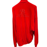 Balenciaga Red Zippy Oversized Jacket